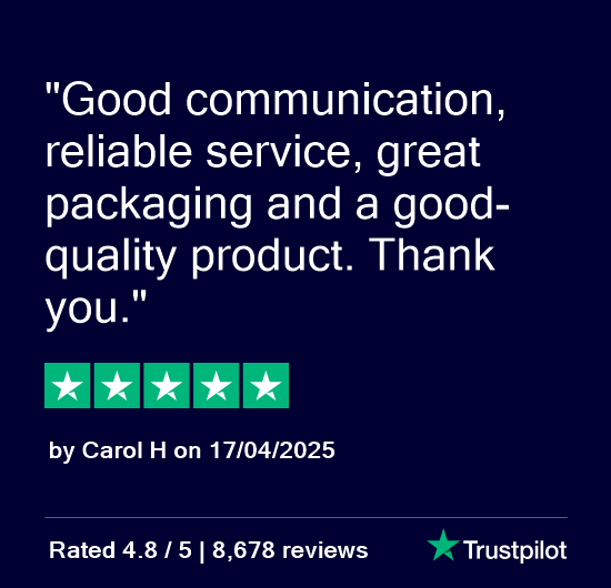 Independent review from TrustPilot - visit https://uk.trustpilot.com/review/simplyplastics.com