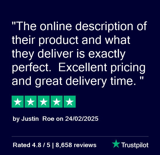 Independent review from TrustPilot - visit https://uk.trustpilot.com/review/simplyplastics.com