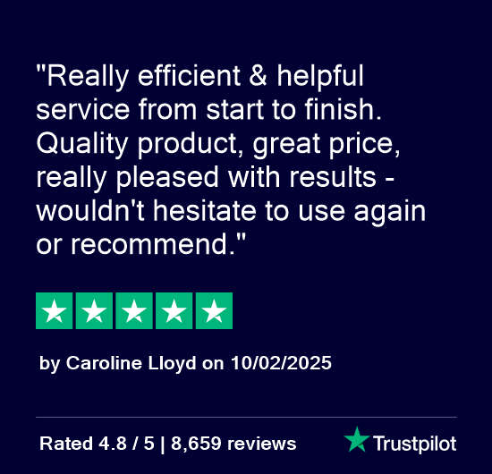Independent review from TrustPilot - visit https://uk.trustpilot.com/review/simplyplastics.com