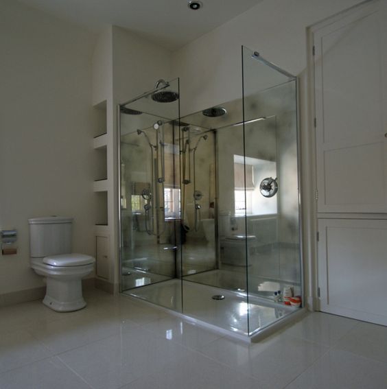 Mirrored Perspex Shower Splashback