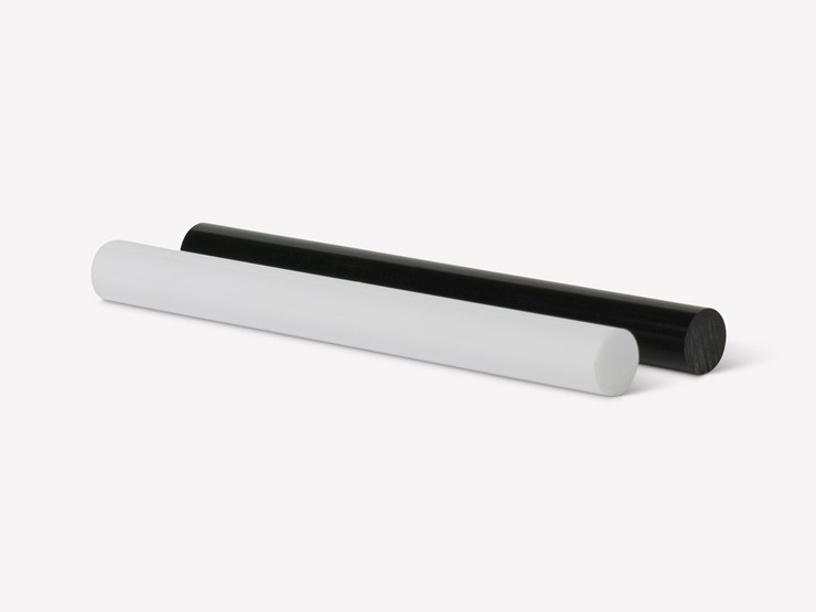 Acrylic Rod Black White