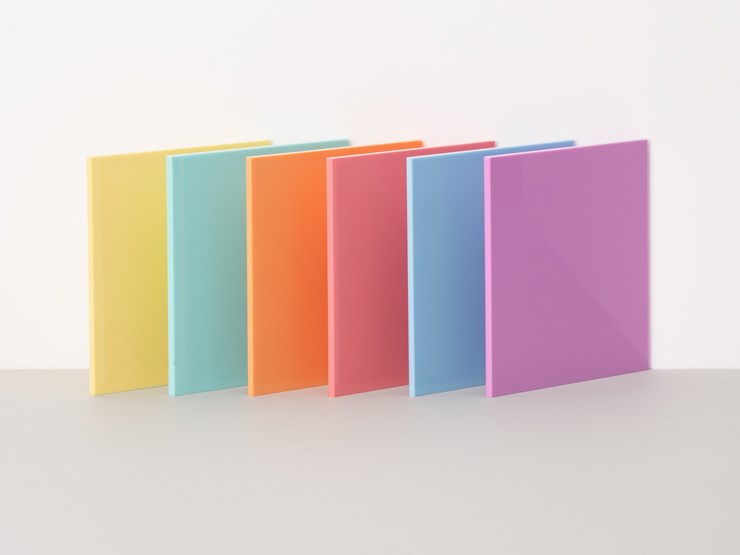 Perspex Sweet Pastels