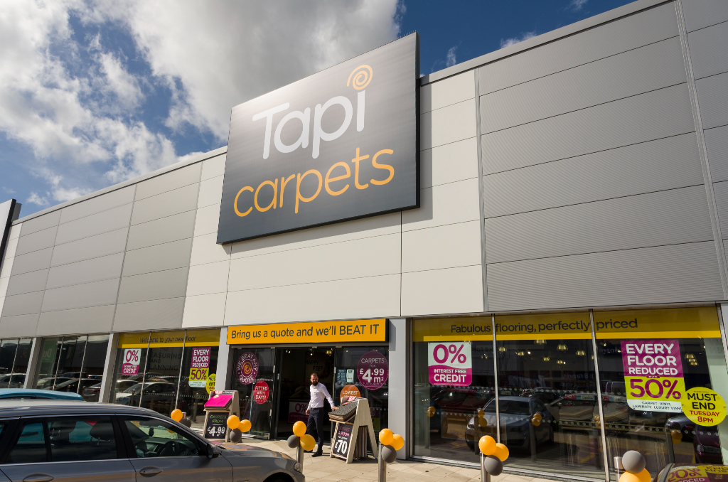 Dibond Tray Sign example