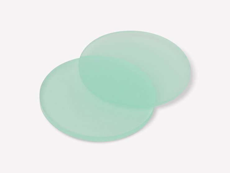 Disc Frost Glass Look