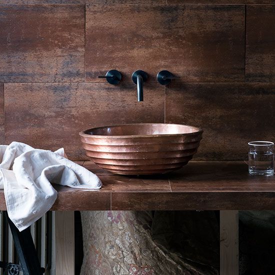 Copper Bathroom Splashback Trends