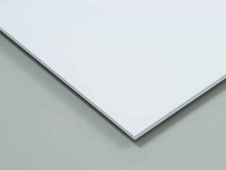 Pvc Hygienic Gloss Wall Cladding Sheet White