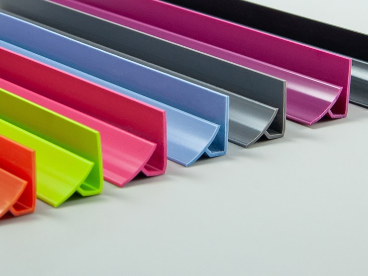 Pvc Hygienic Gloss Wall Cladding Trim Internal Corner Range