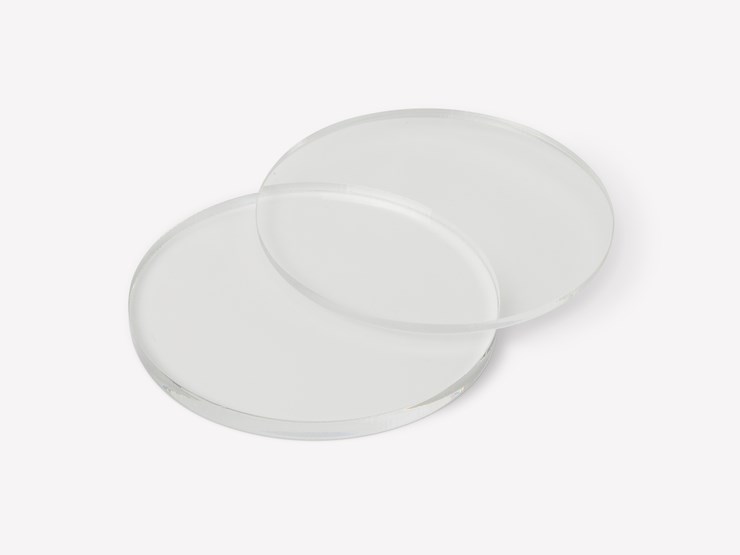 Disc Acrylic Clear Xt