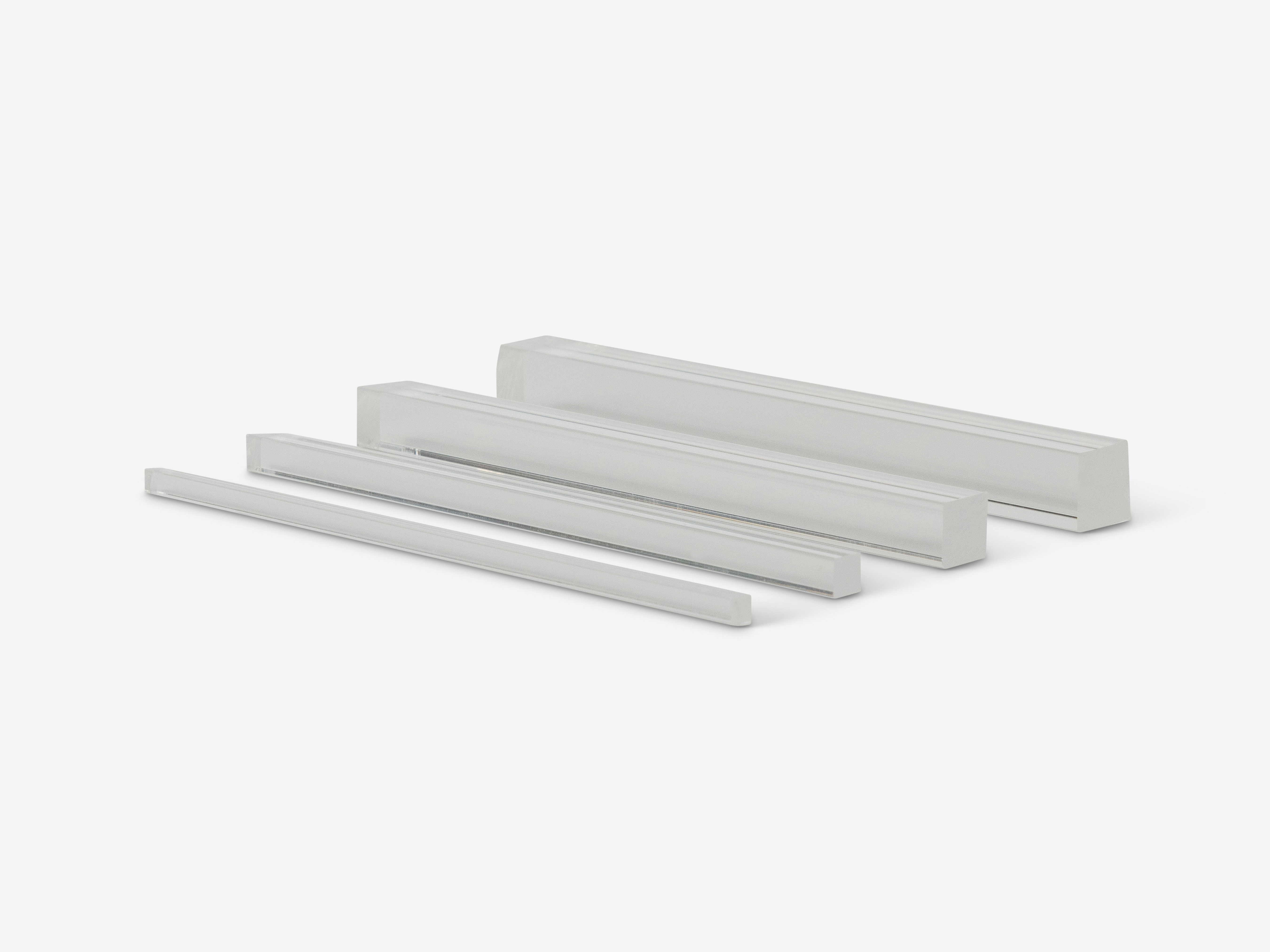 Square Clear Extruded Acrylic Rod Cut to Size Simply Plastics