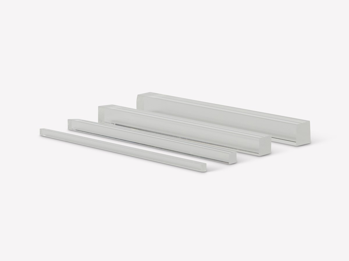 Square Clear Extruded Acrylic Rod Cut to Size - Simply Plastics
