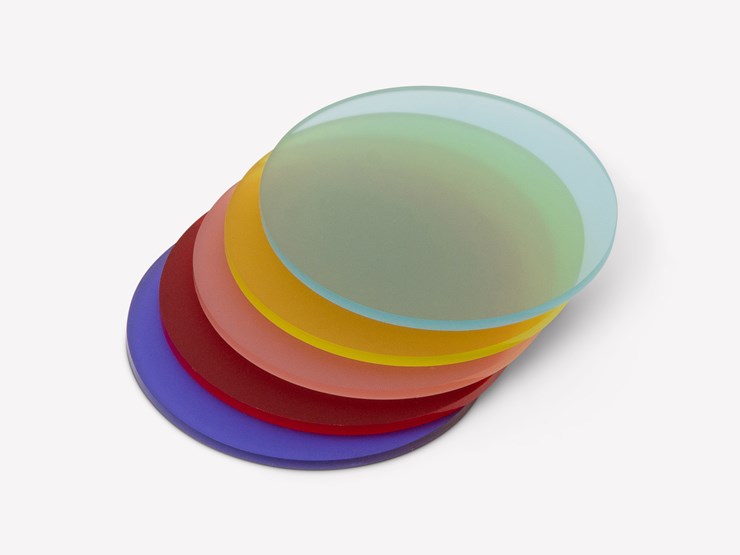 Disc Acrylic Frost Colour