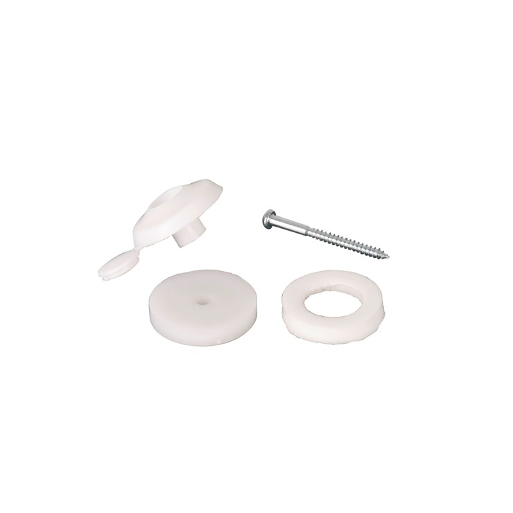 White Fixing Buttons